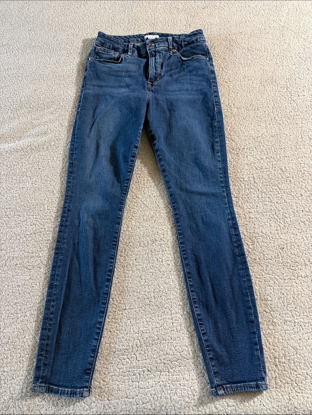 Good American Women's Dark Blue Skinny Jeans 8/29